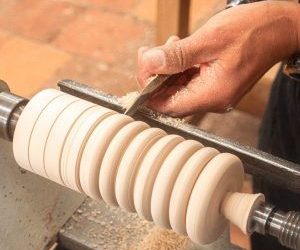 Torno en madera